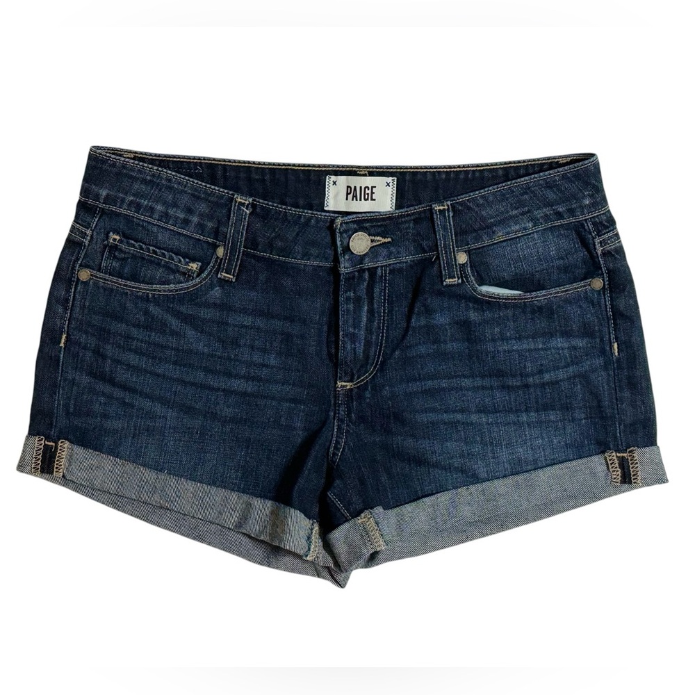 PAIGE Jimmy Jimmy Shorts Dark wash denim
